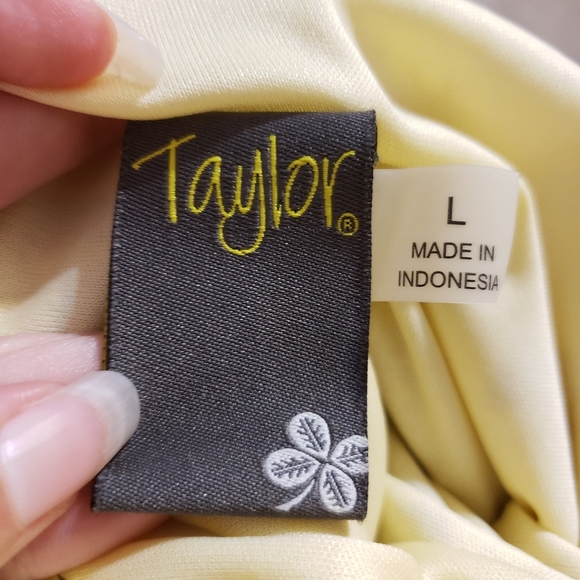 Taylor Yellow and Purple Maxi Dress - Picture 7 of 9